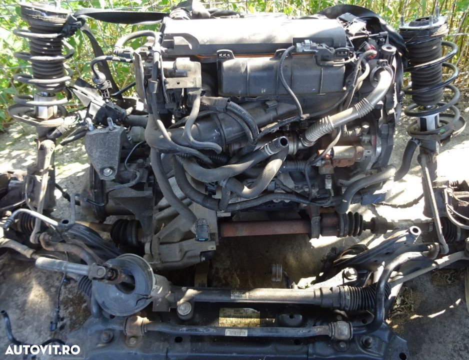 Motor Ford Fiesta 1.4 TDCI din 2010 7V2Q6007AB fara anexe - 1