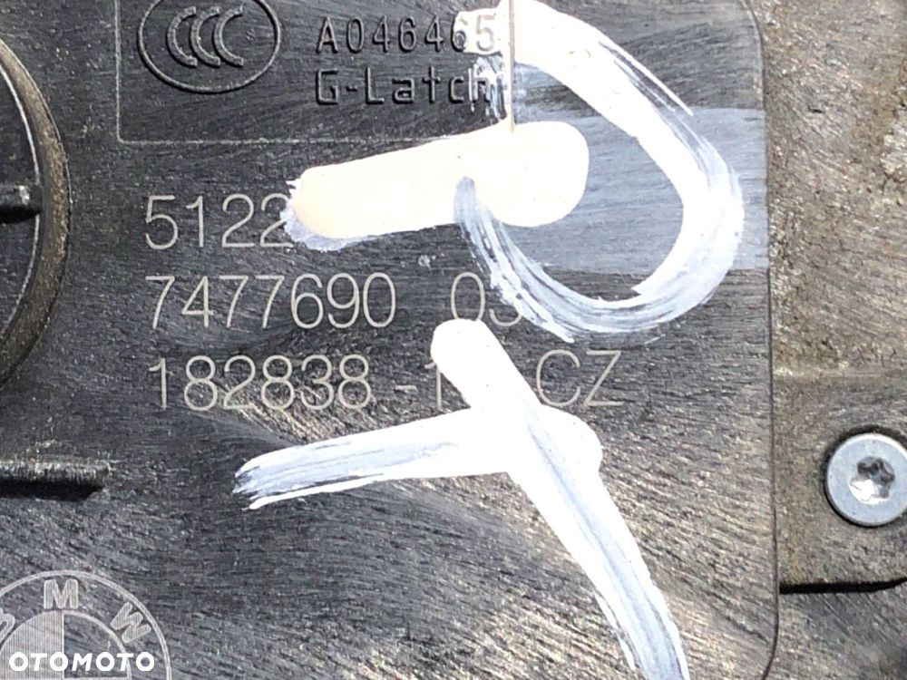 ZAMEK DRZWI PRAWY TYŁ  BMW 5 (G30, F90) 2016 - 2022 530 e Plug-in-Hybrid 135 kW [184 KM] Hybryda - 4