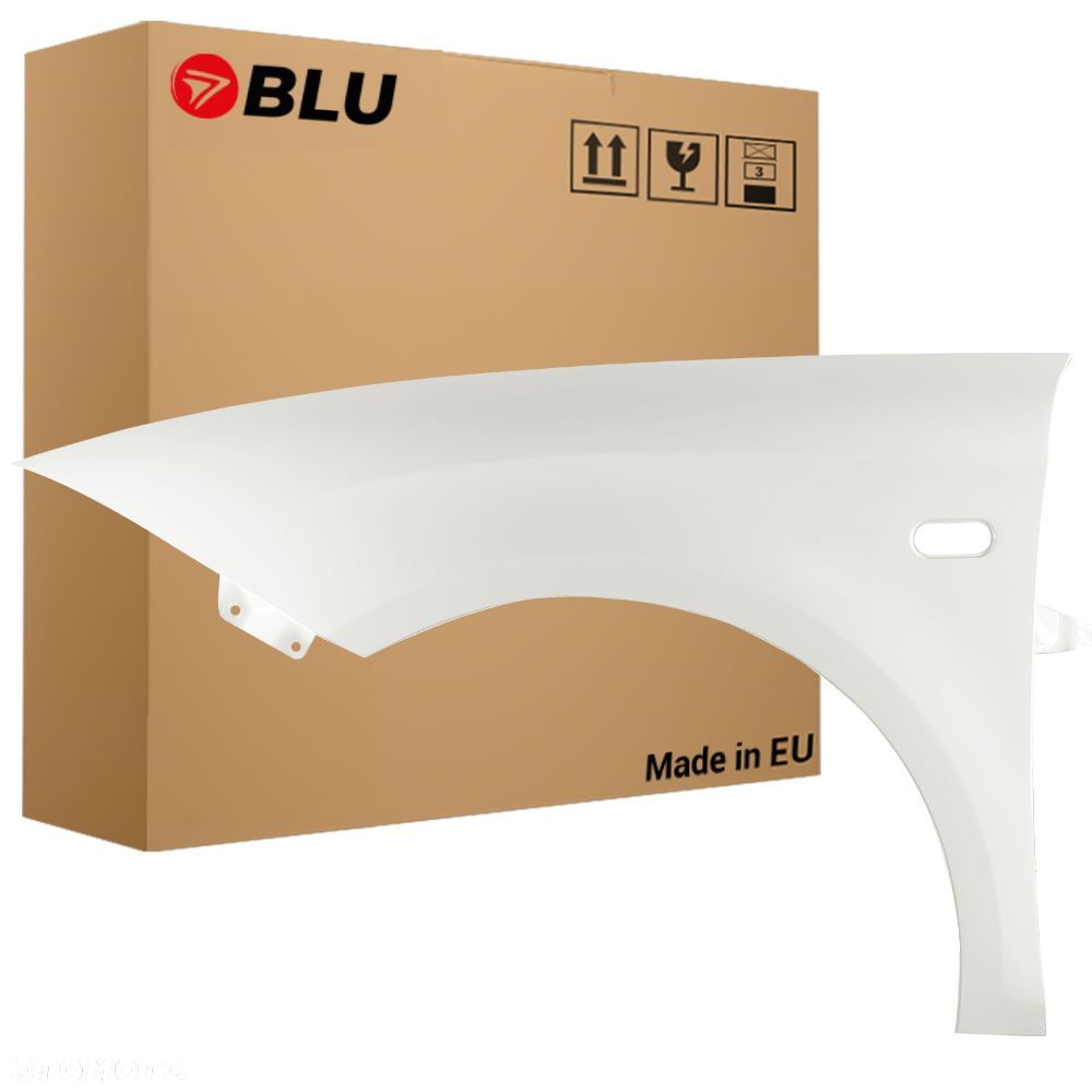 BLU Błotnik SEAT LEON II 2 1P1 LB9A lewy przód biały 2005-2012 CandyWeiss - 1