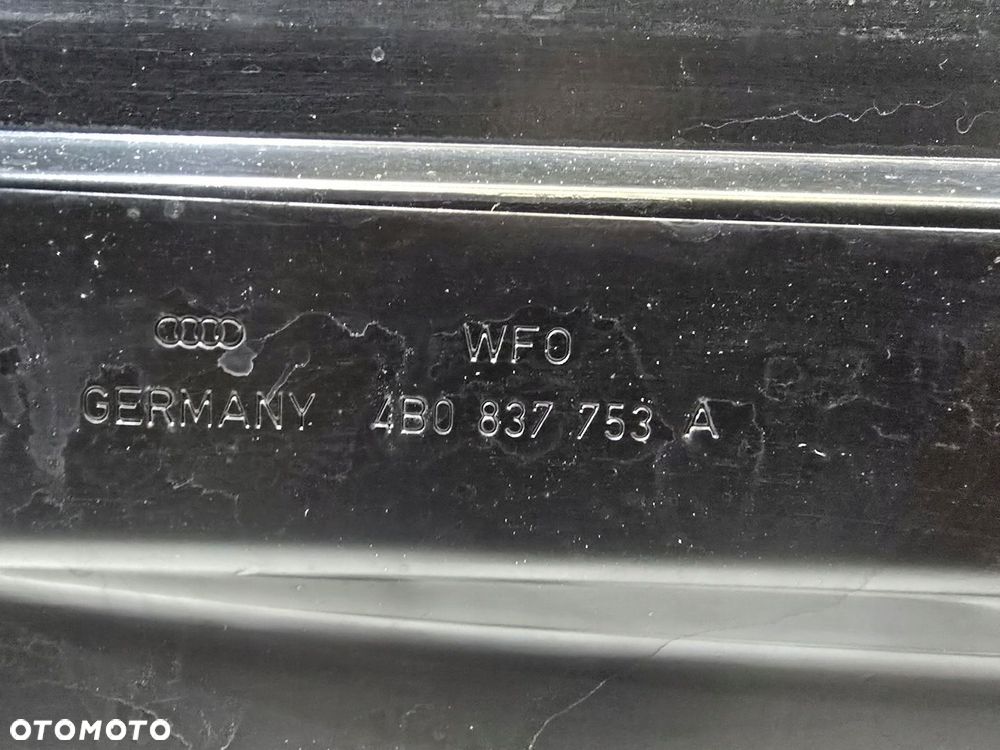 RAMKA DRZWI PODNOŚNIK SZYB PRZÓD LEWY AUDI A6 C5 4B0839397B - 5