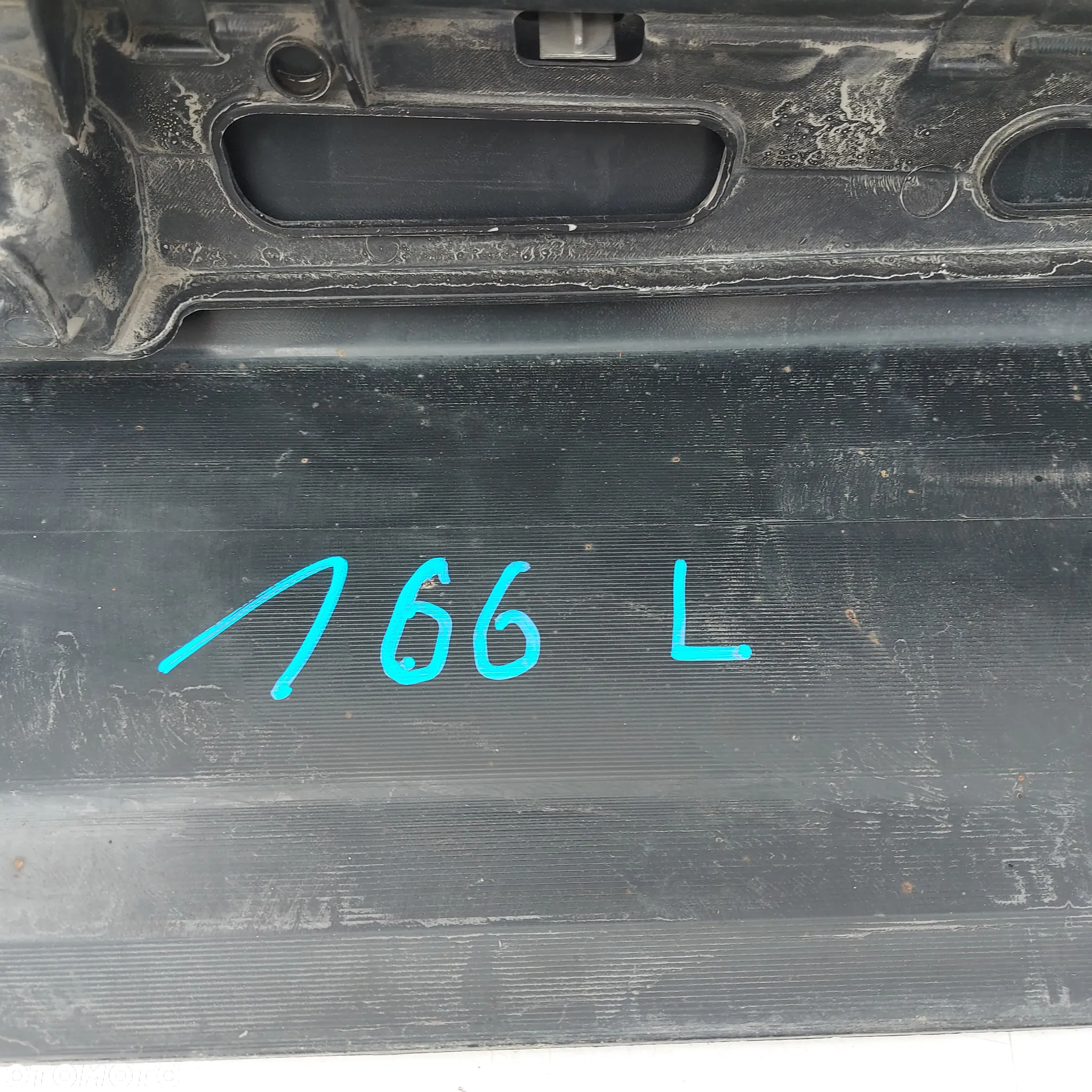 LISTWA PROGOWA LEWA NAKLADA CHROM KOMPLETNA STELAZ MERCEDES ML W166 ORYGINAL DEMONTAZ 1666980054 - 7