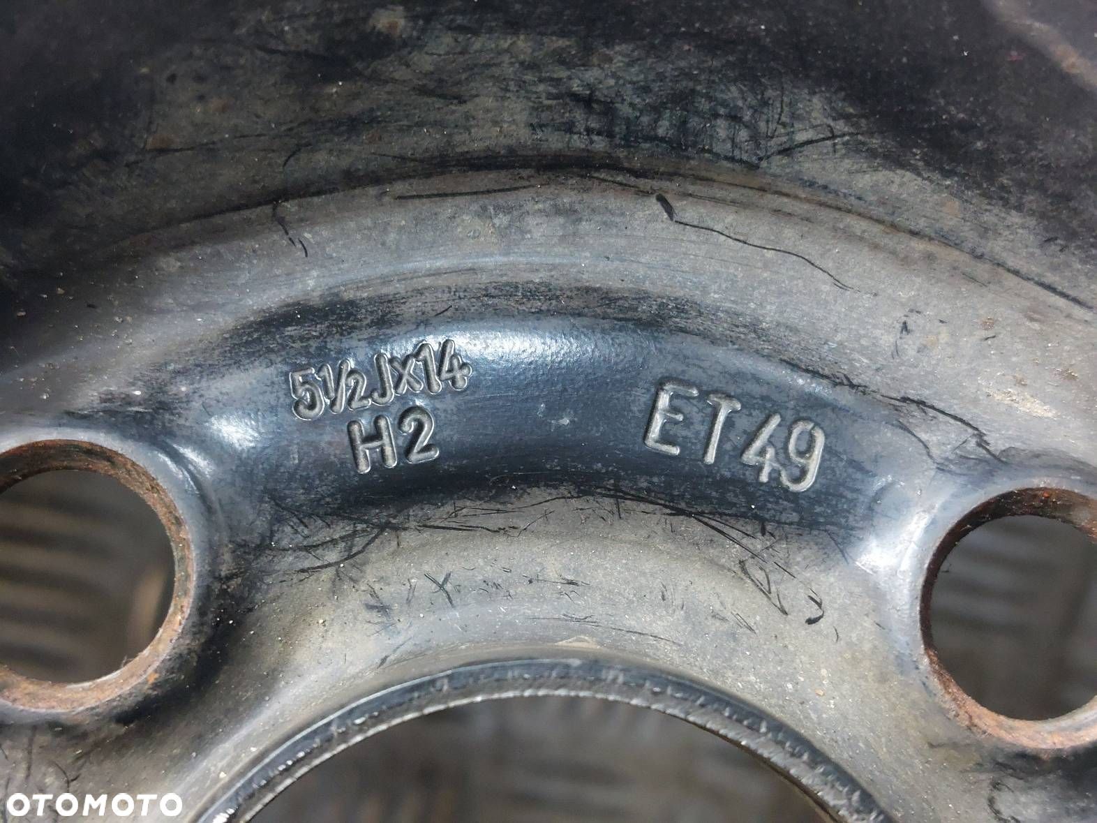 KOŁO OPONA FELGA ZAPAS 4X100 5,5Jx14 FI56,6 175/65R14 OPEL ASTRA F - 3