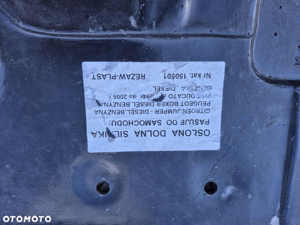 Osłona pod silnik fiat ducato citroen jumper peugeot boxer 1996-06r - 6