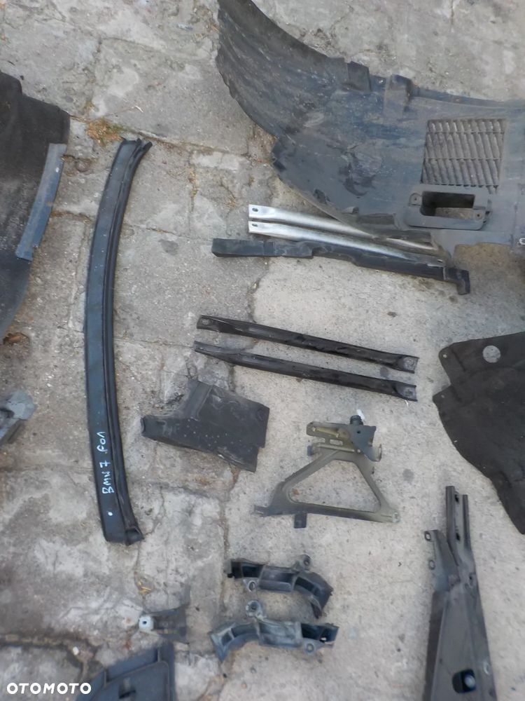 BMW SERIA 7 F01 740D 3.0 D M-PAKIET  PRZÓD MASKA ZDERZAK BŁOTNIKI PAS PRZEDNI Z CHŁODNICAMI LAMPY XENON UK PO POPRAWKACH LAKIERNICZYCH - 27