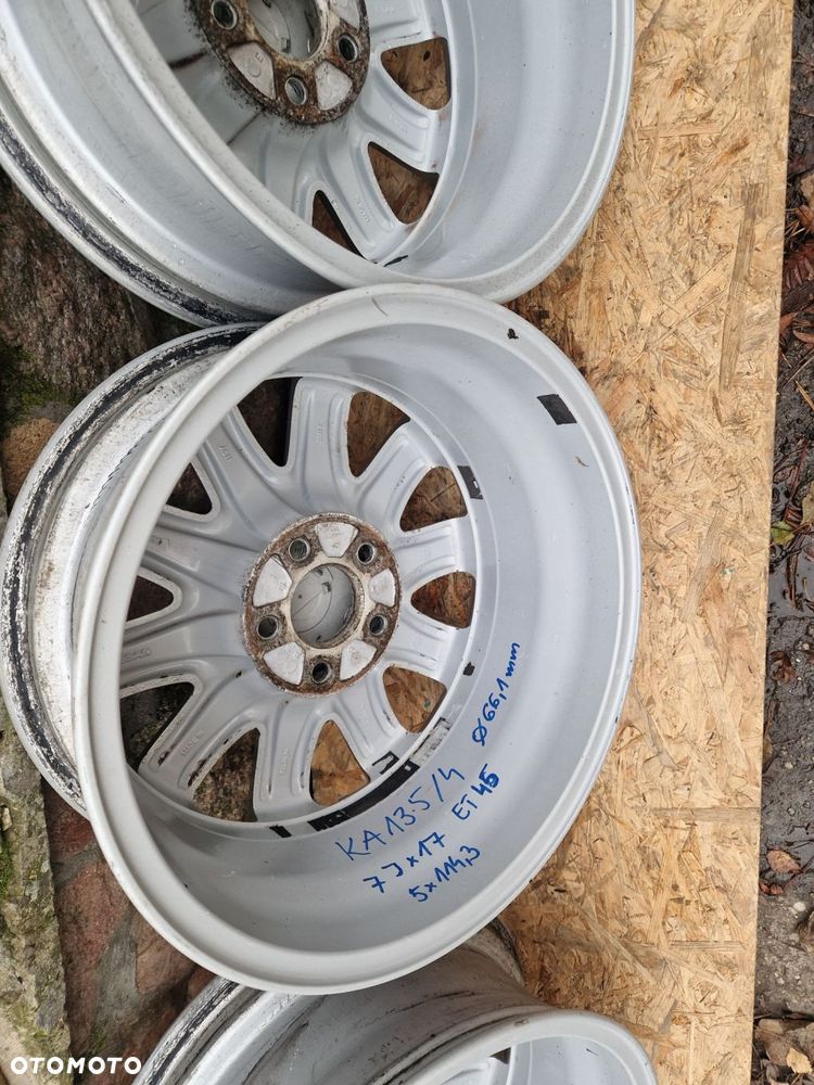 NISSAN FELGI ALUMINIOWE 5X114,3 7JX17 FI66,1MM  ET45 KOMPLET 4szt - 13