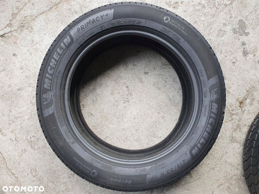 215/55R17 Michelin Primacy 4 para opon lato 4,9mm - 4