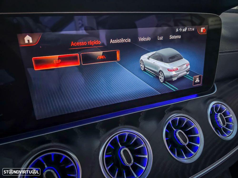 Mercedes-Benz E 220 d Cabrio 9G-Tronic AMG Line - 38