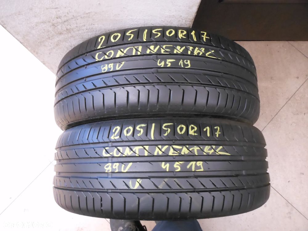 Opony 205/50r17 continental conti sport contact 5 6,5mm lato para - 1