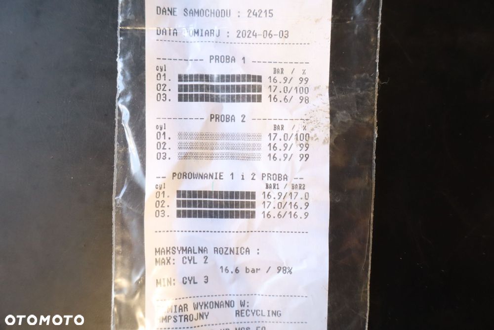 SILNIK  TOYOTA AYGO II LIFT 1.0VVT-I 72KM 1KR TEST - 3