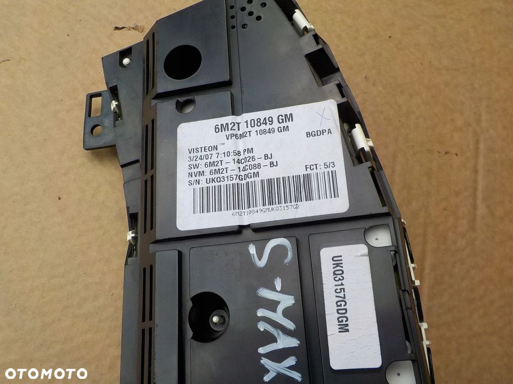 licznik ford s-max mk1 1,8 tdci EUROPA 6M2T-10849-GM - 2