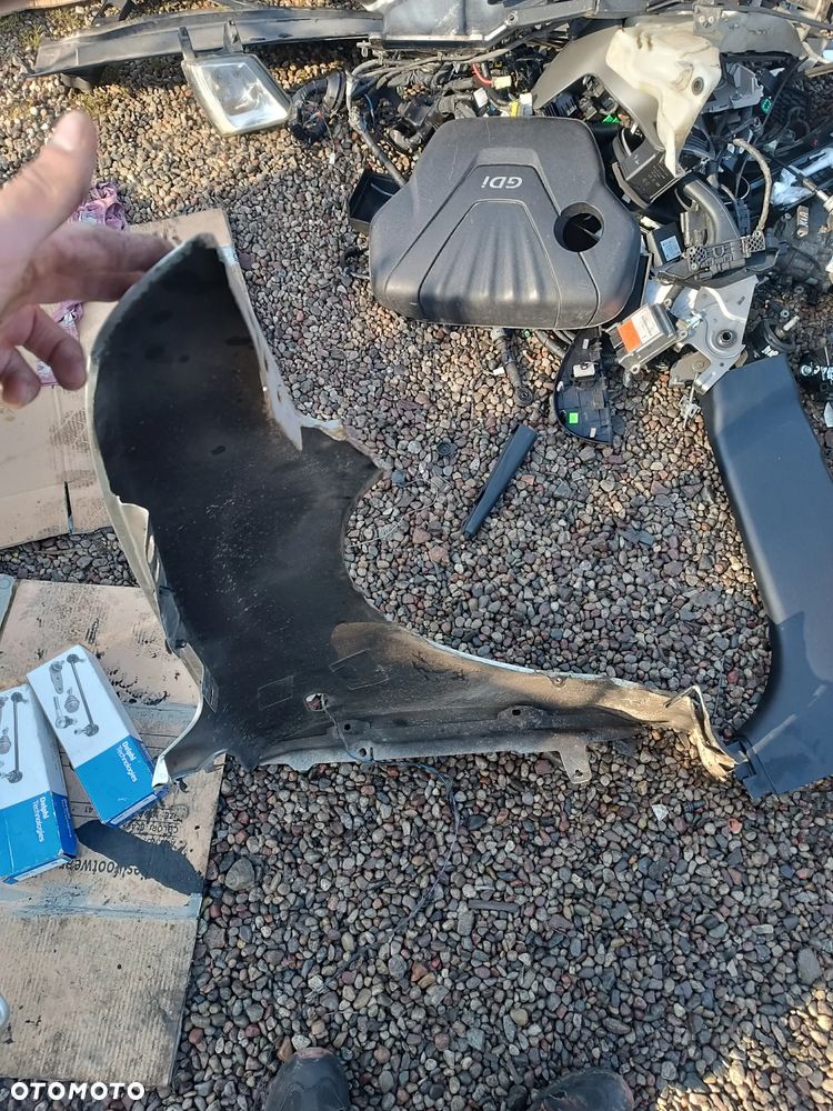 FORD FOCUS MK2 2005R BŁOTNIK PRZEDNI LEWY PRAWY SREBRNY - 9