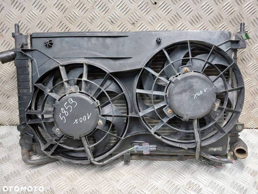 CHŁODNICA WODY + WENTYLATOR SAAB 9-5 I 2.0 T - 3