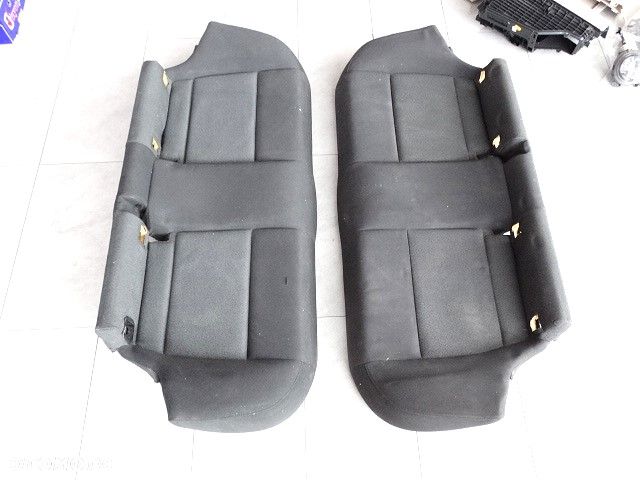 BMW 3 E90 E91 Siedzisko Tylnej Kanapy do Rozkładanego Dzielonego Oparcia Europa Ładne Przedlift Czarny Materiał  Welur  7133818  52207133818  BMW 316i 318d 318i 320d 323i 325d 325i 328i 330d 330i 335i - 4