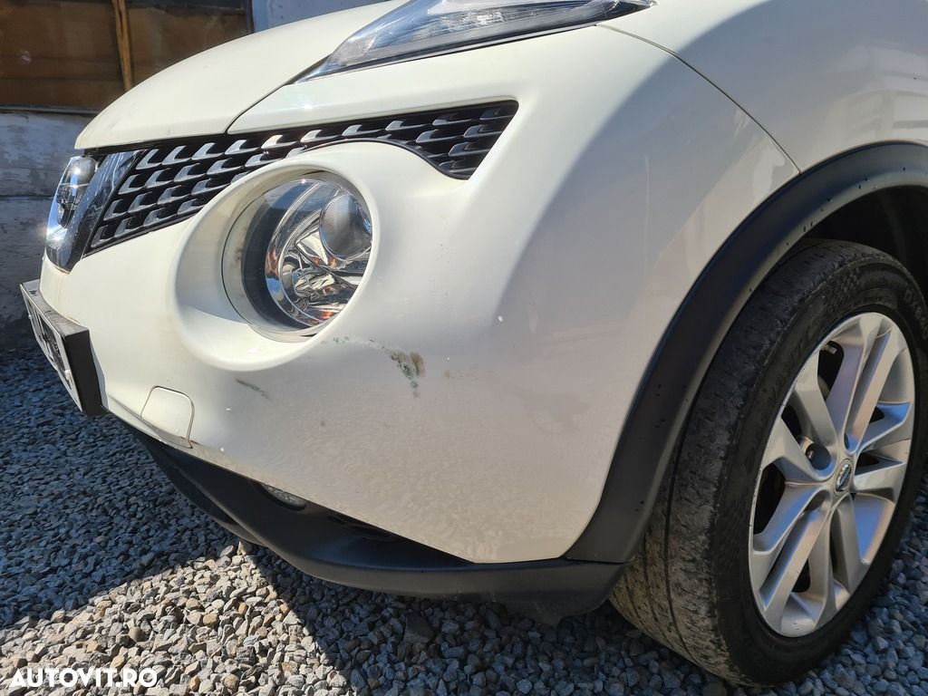 Bara fata Nissan Juke Facelift 2014 - 2018 Alb Feaf15 (1257) model fara spalatoare far - 3