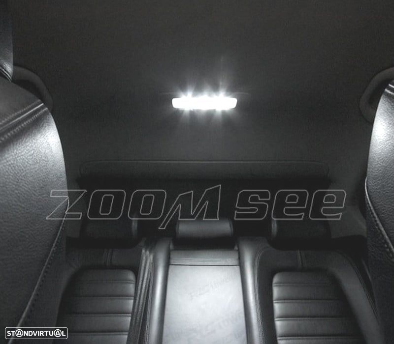 KIT COMPLETO 13 LAMPADAS LED INTERIOR PARA VOLKSWAGEN VW PASSAT B6 06-11 - 4