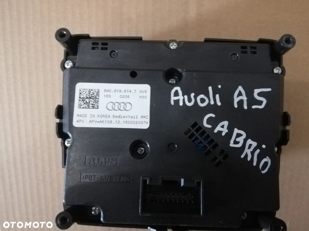 AUDI A5 PANEL STEROWANIA RADIEM 8W0919614T - 2