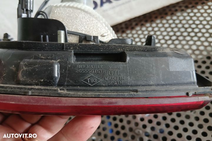 Lampa / Tripla stop stanga pe hayon 265550151R 90061332 265550151R 90 - 6