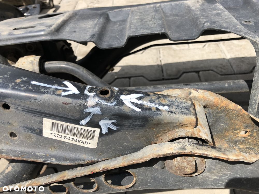 Belka zawieszenia tył wózek sanki VW PASSAT B7 CC - 8