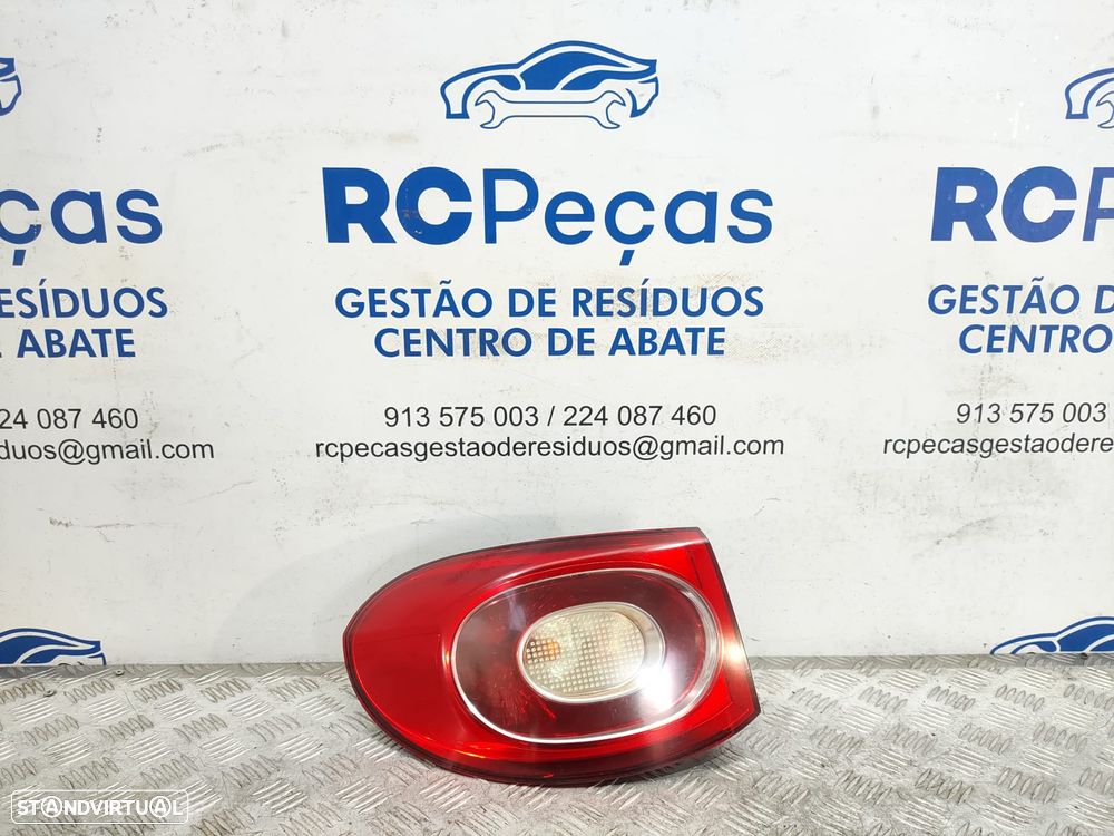 Farolim traseiro trás esquerdo original Volkswagen Tiguan Mk1 5N Pré Facelift de 2007 a 2011 - 1