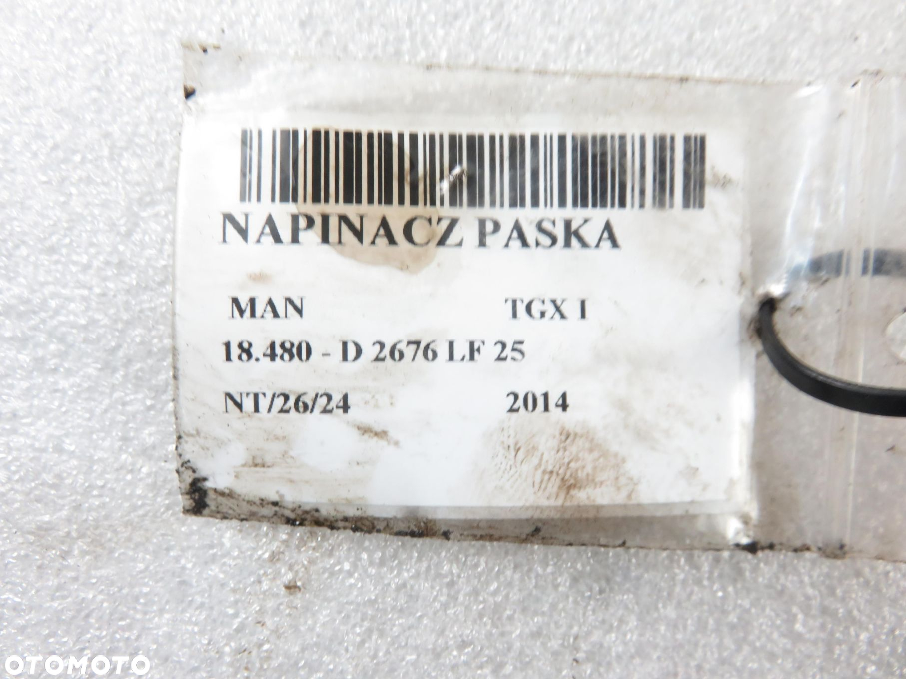 NAPINACZ PASKA MAN TGX I 18.480 - D 2676 LF 25 51958007494 - 5