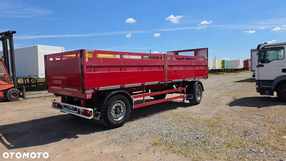 Schwarzmuller 24.500zł netto PRZYCZEPA 6.80M GRUBA RAMA BUDOWLANKA 2013 ROK ST.BDB MOŻLIWOŚĆ TRANSPORTU - 1