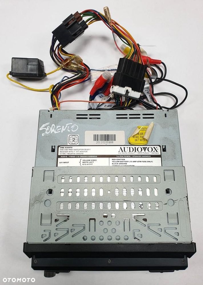 RADIO CD MP3 AUDIOVOX 20110100488 VME9309TS - 4