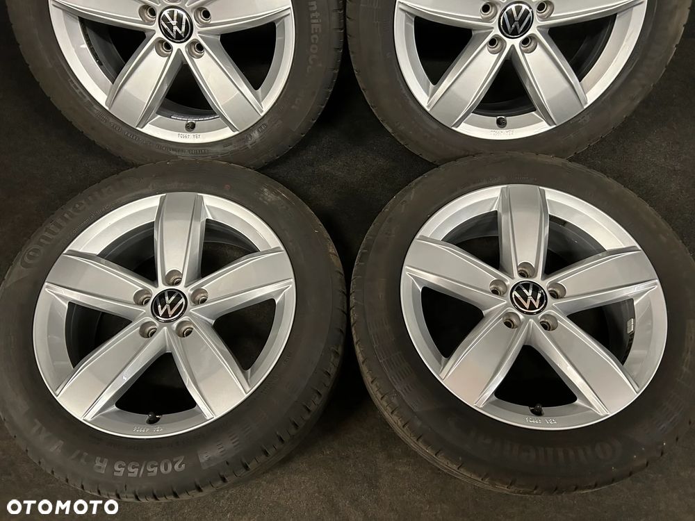 Alufelgi VW Golf 8, 7, 6, 5, Touran, Caddy, Sportsvan 17 cali 5x112 4szt. Opony Continental 205/55/17 95V XL 4szt. Ładne! - 3