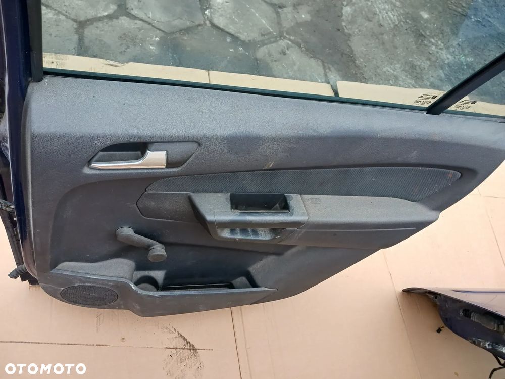 Drzwi przednie prawe tylne Opel Zafira B Z21B Niebieskie - 3
