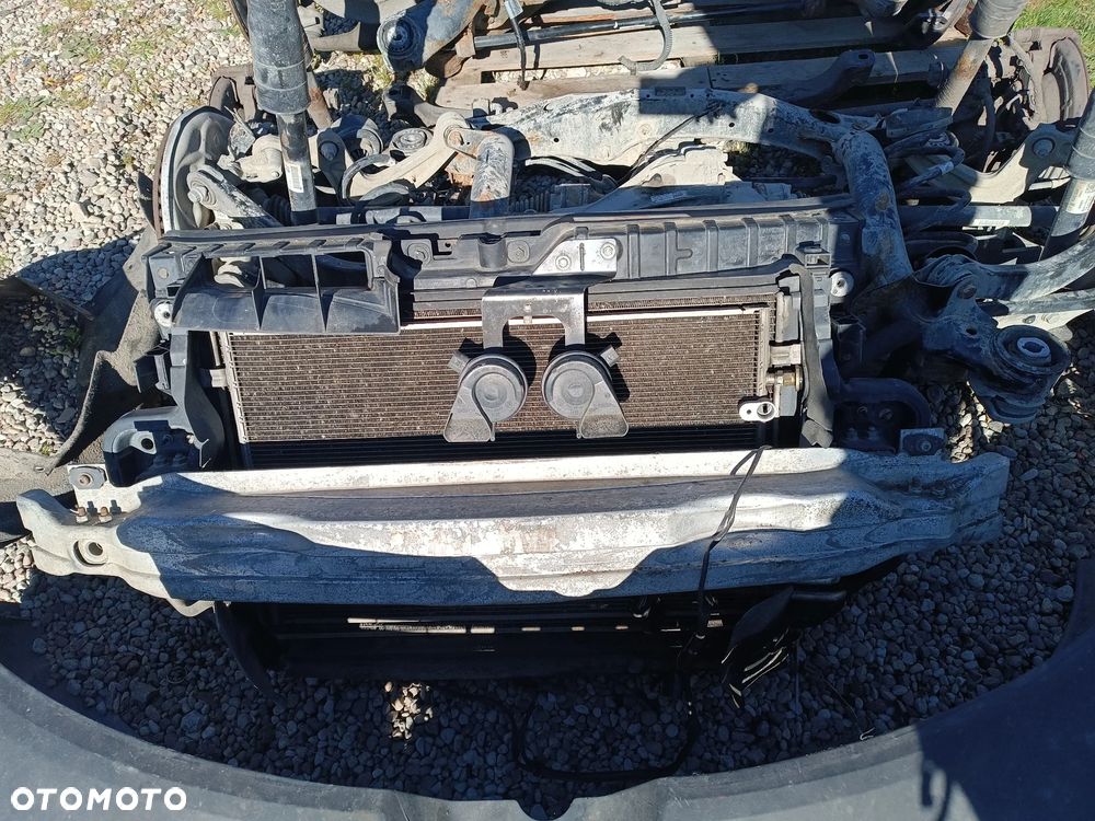 AUDI A6 C6 kompletny przód maska zderzak spryskiwacze lampy bixenon pas czołowy błotniki czarny  LY9B - 5