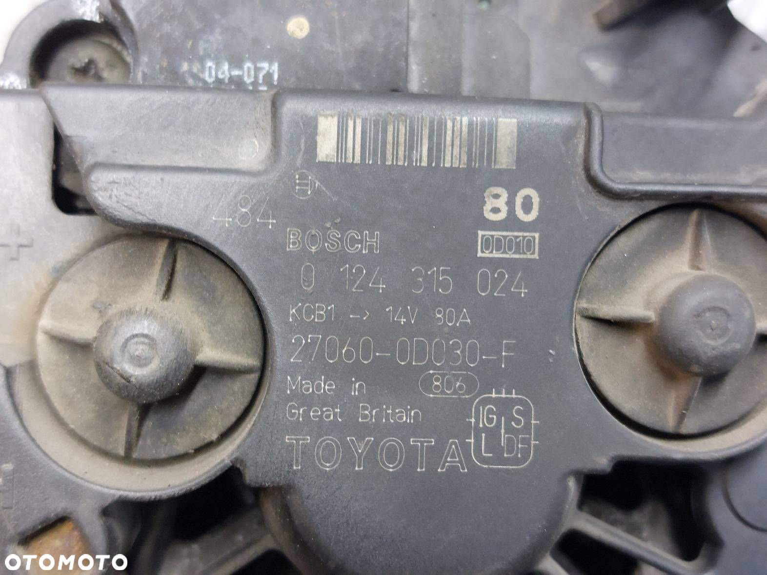 ALTERNATOR TOYOTA COROLLA E12 1.8 16V 27060-0D030-F - 6