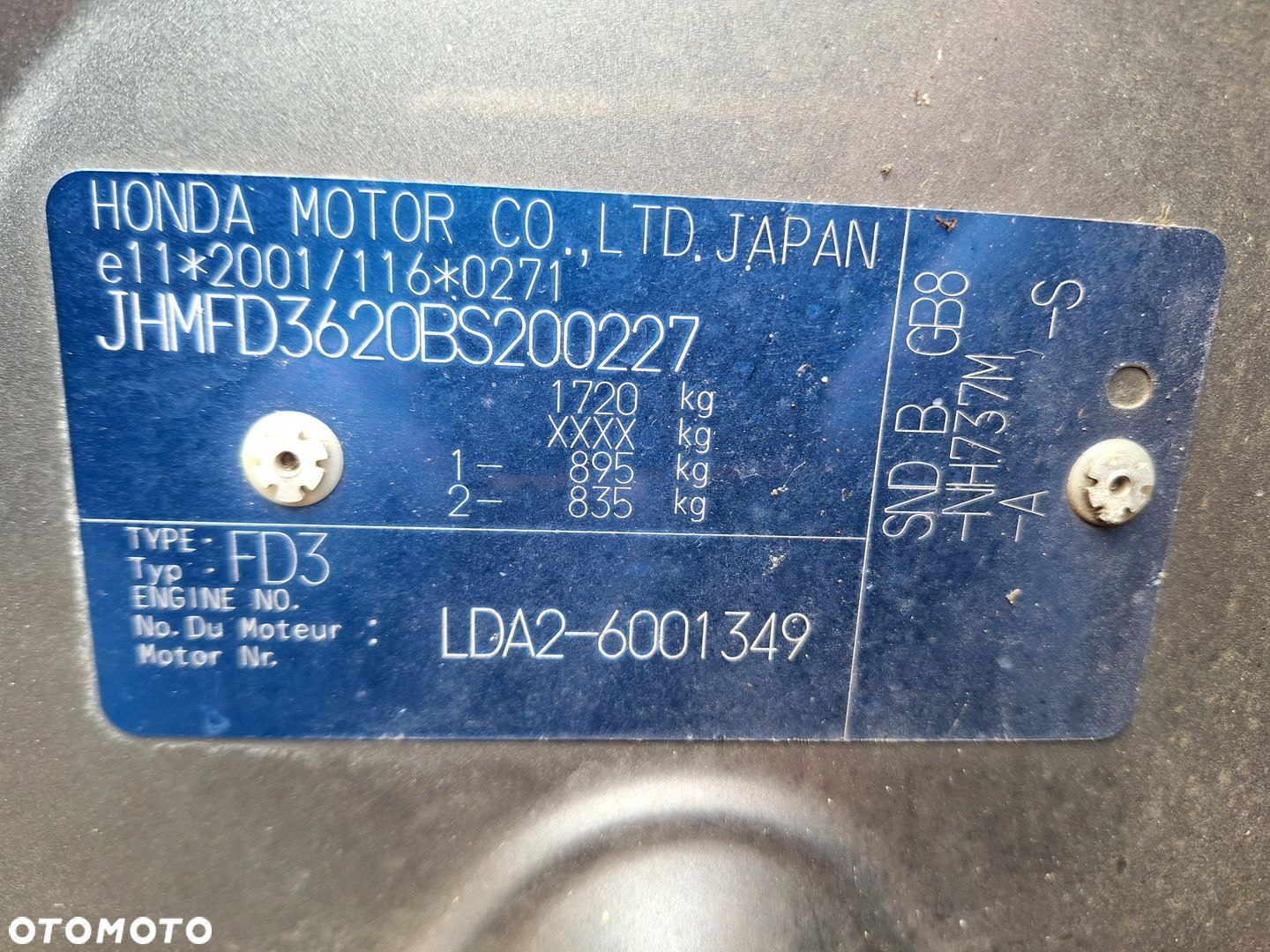 HONDA CIVIC 8 VIII SEDAN FD3 4D LIFT LEWY PANEL PRZEŁĄCZNIK SZYB LUSTEREK - 3