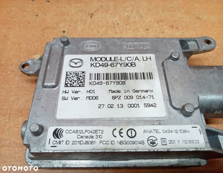 RADAR MAZDA CX-5 CX5 KD49-67Y90B - 2