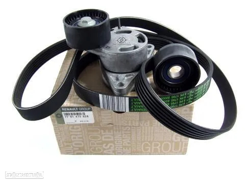 Kit da correia acessórios Renault e Opel 2.5 dci G9U 7701475628 - 2