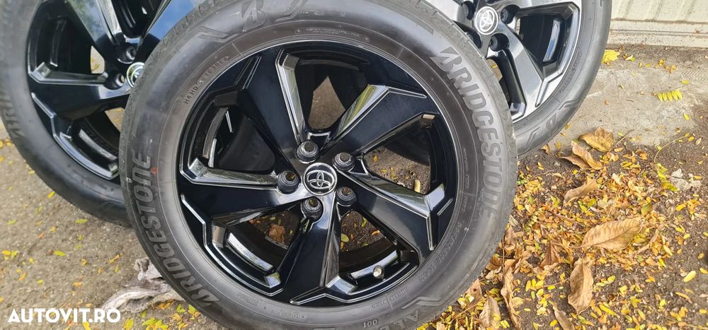Set Jante Toyota cu Anvelope Bridgestone 225/60/R18 și senzori TPMS - 2