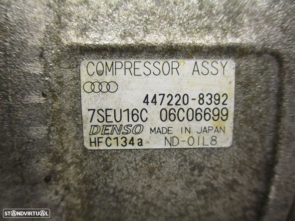 COMPRESSOR AR CONDICIONADO AUDI A4 2001 - 4
