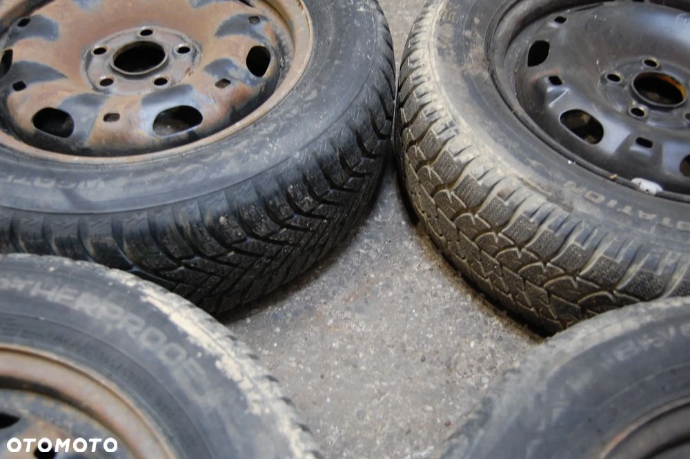 FELGI STALOWE + OPONY ZIMOWE 175/65R14 5X100 ET35 6J 6Q0601027H VW POLO IV SEAT IBIZA SKODA - 7