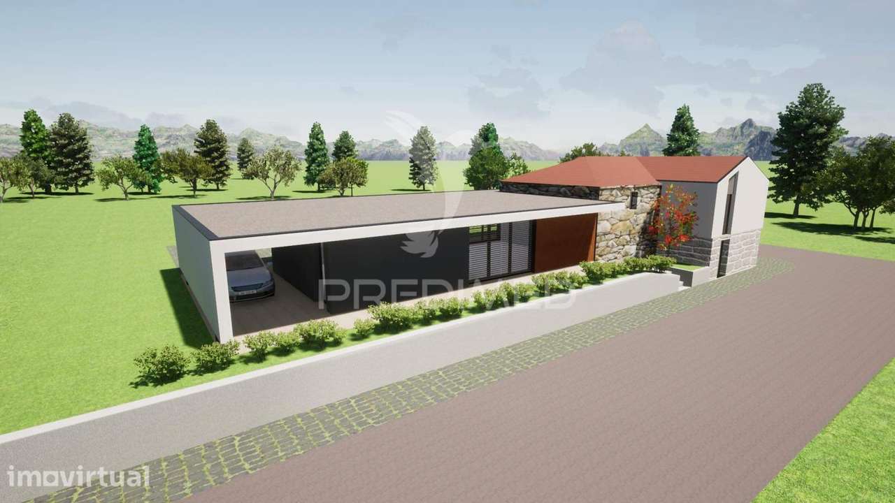 Moradia T4 com projeto aprovado na câmara municipal de Fafe, bem lo... - Grande imagem: 4/12