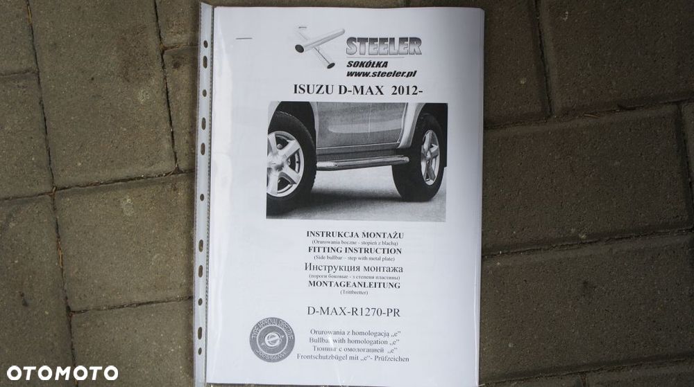 LEWY PRAWY STOPIEN PROG ISUZU D MAX D-MAX - 6