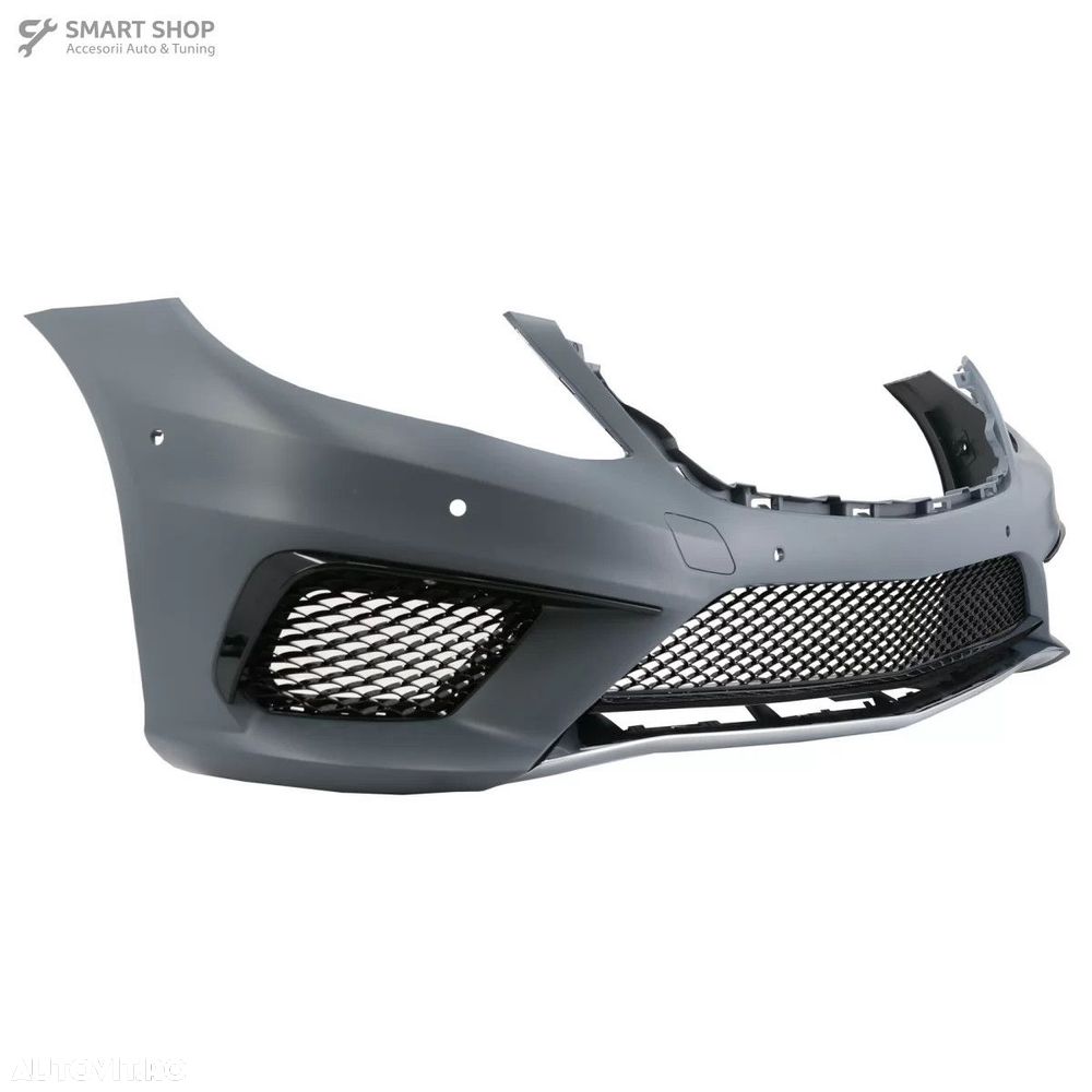 Pachet Exterior cu Grila Centrala Negru Lucios Mercedes S-Class W222 ( - 3