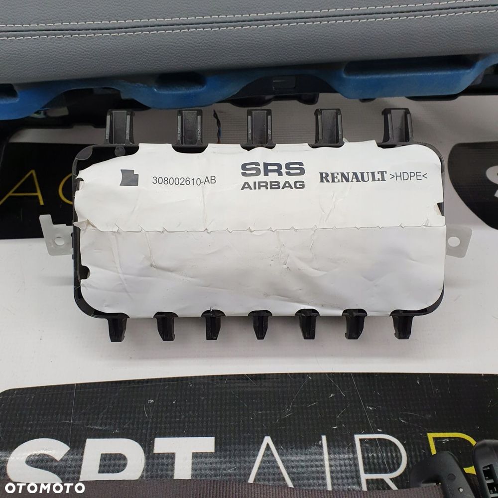 RENAULT ESPACE 5 DESKA ROZDZIELCZA KONSOLA KOKPIT PULPIT PODUSZKI AIRBAG AIR BAG PASY KIT SET - 8