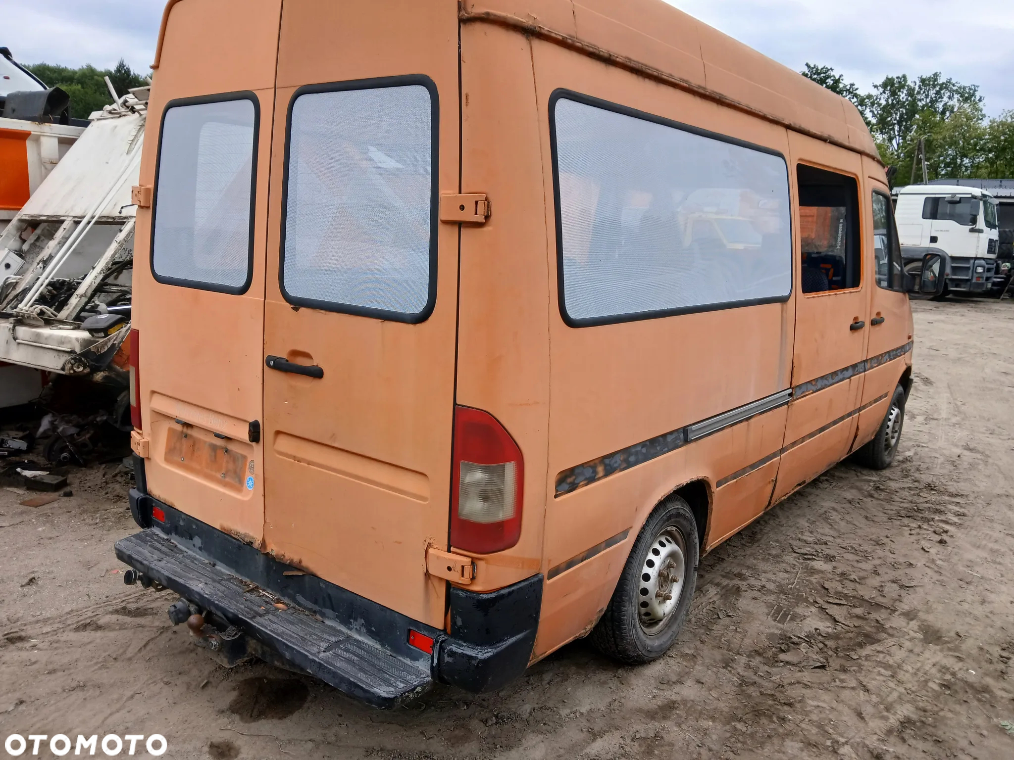 mercedes sprinter 214 2603 maska pokrywa silnika klapa bagażnika zderzak lampa reflektor pas przedni - 3