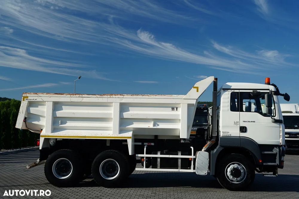 MAN TGA 33.440 / 6x6 / HYDRODRIVE / BASCULATOR SPATE / MANUAL - 14