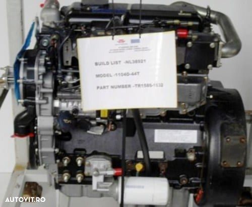 Motor nou perkins 1104 pentru excavatoare jcb js240s - 1