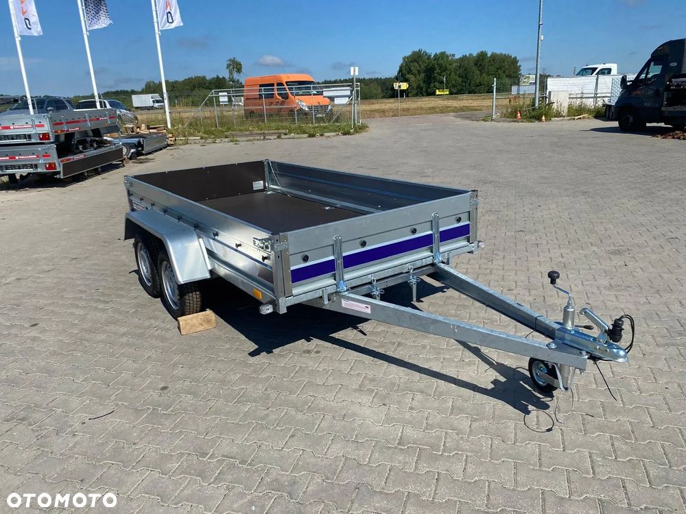Niewiadów DOSTAWA! Przyczepa wym. 304x150x35, BD7530UT dwuosiowa UCHYLNA! Spawana rama! Wzmocniona tylna burta, sprężyny gazowe! MOCNA - 2