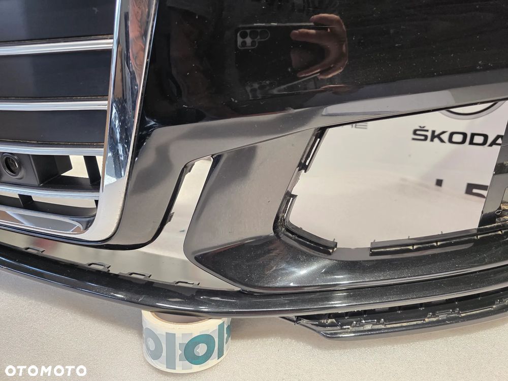 AUDI A6 C8 4K0 S-LINE ŁADNY ZDERZAK PRZEDNI PRZÓD NA SPRYSKI + 6xPDC ORAZ GRILL / ATRAPA NR 4K0807437C / 4K0807437D + 4K0853651C NR AUKCJI NZ2243 - 9