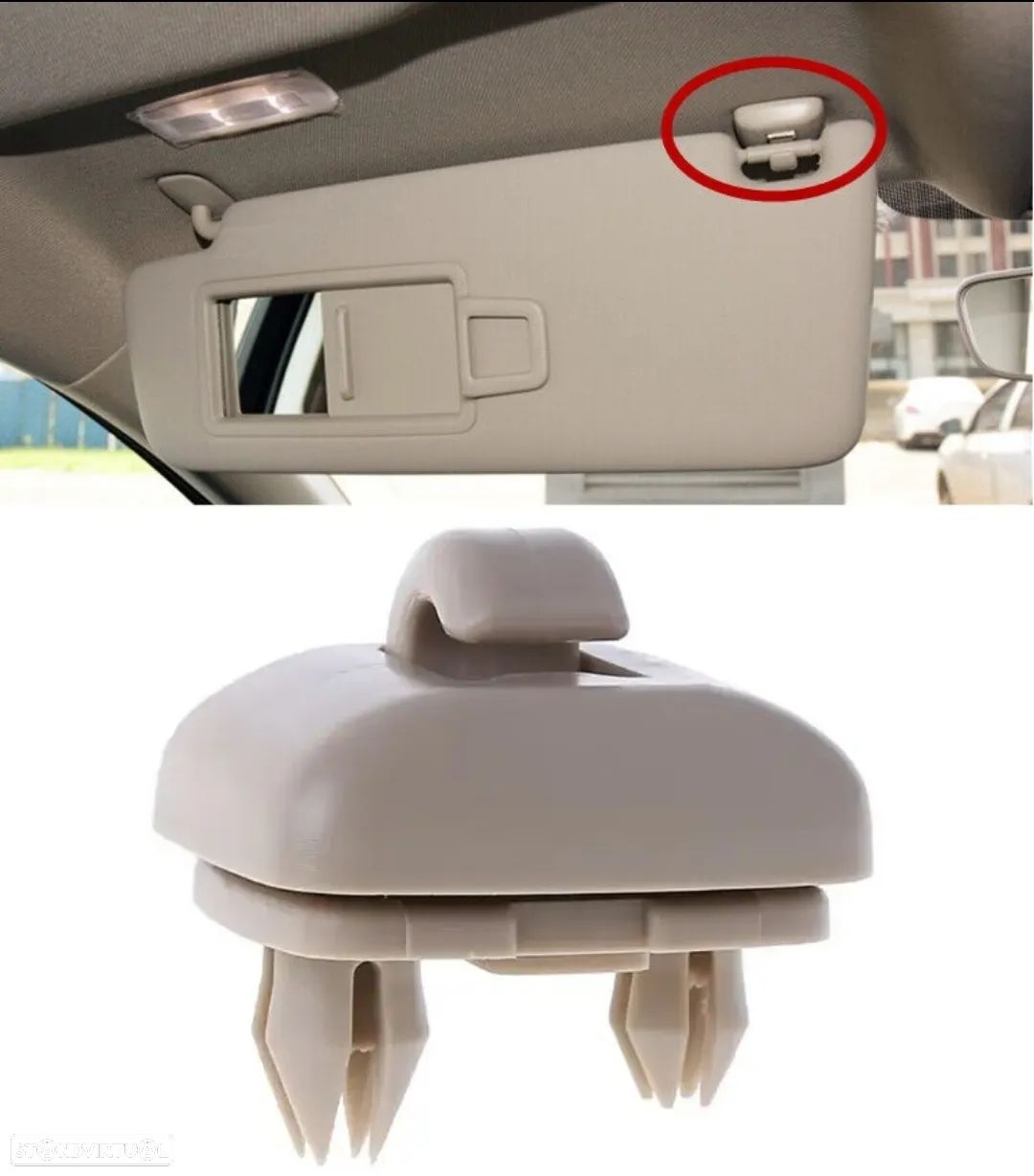 Mola suporte Pala Sol Seat Audi TT A1 A3 S3 A4 S4 Allroad A5 S5 Q3 Q5 - Bege - 1