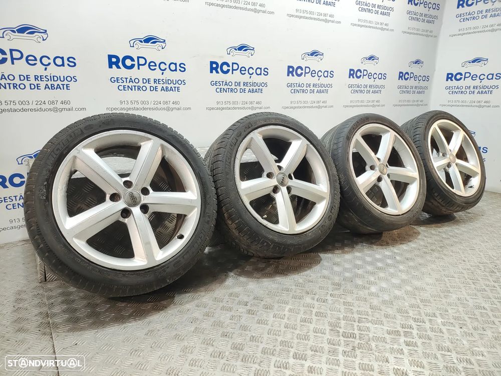 Conjunto de jantes 18 originais Audi A4 B8 S-Line 8J ET47 5x112 - 3