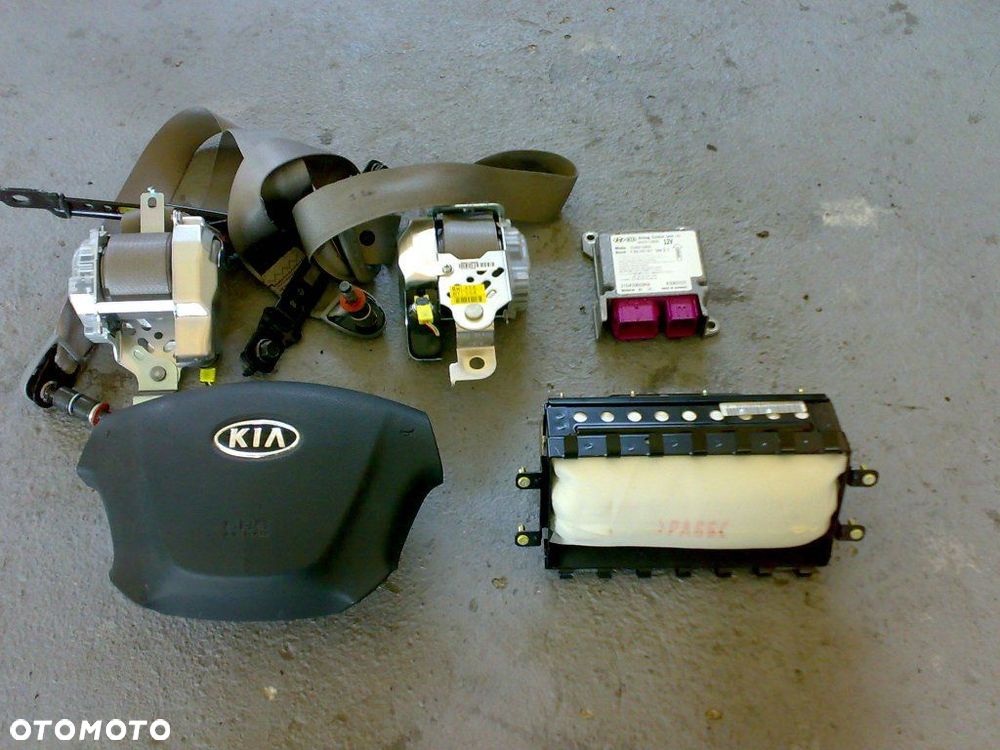 kia carens iii 06 12 poduszki pasy poduszka kpl. - 1