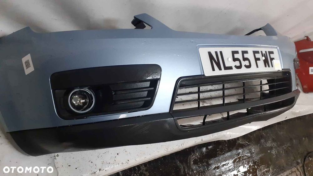 + ZDERZAK PRZÓD PRZEDNI DO FORD FOCUS C-MAX Z3 BŁĘKITNY HALOGENY - 4