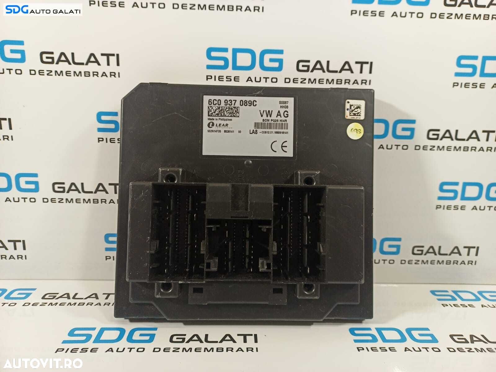 Unitate Modul Calculator Confort Comfort BCM Skoda Fabia 3 2015 - 2022 Cod 6C0937089C [L1822] - 1